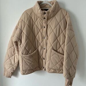 Quilted blanket style jacket